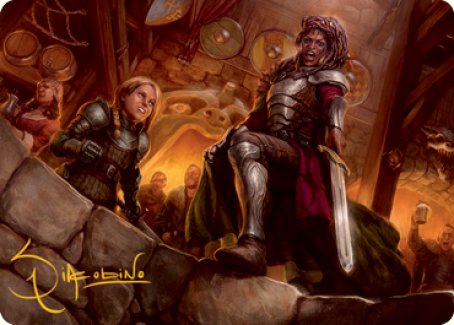 Veteran Dungeoneer Art Card (Gold-Stamped Signature) [Dungeons & Dragons: Adventures in the Forgotten Realms Art Series] | Gear Gaming Fayetteville