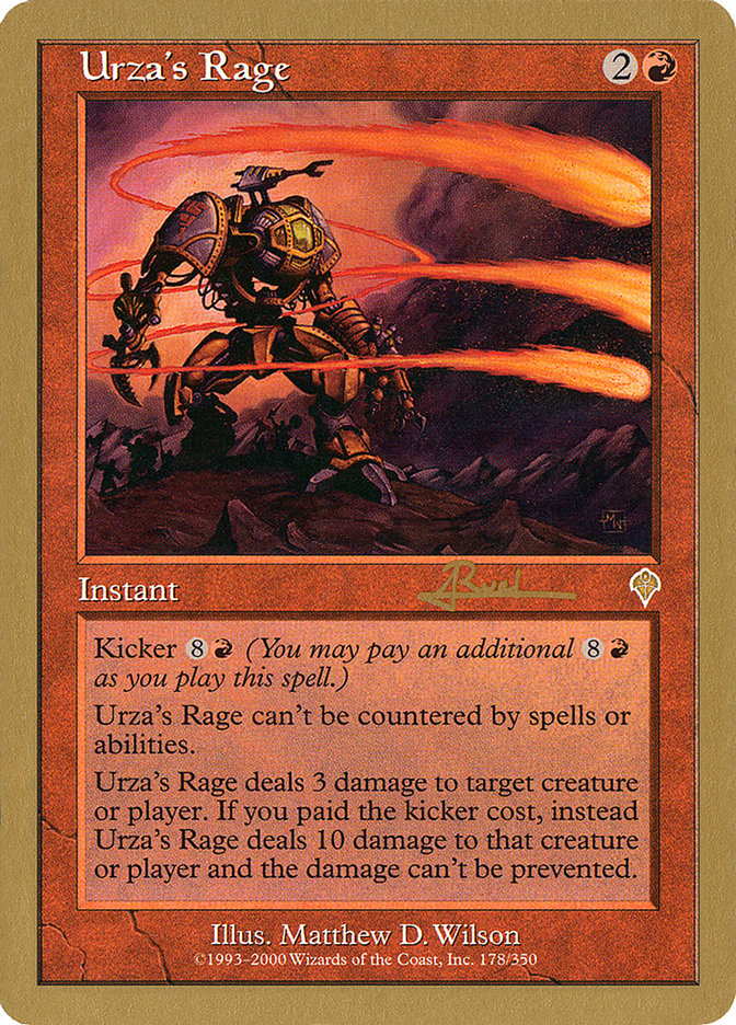 Urza's Rage (Antoine Ruel) [World Championship Decks 2001] | Gear Gaming Fayetteville