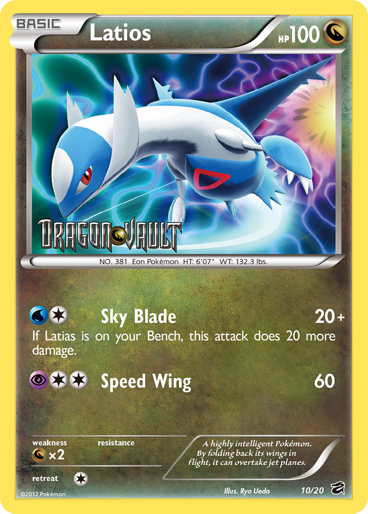 Latios (10/20) (Blister Exclusive) [Black & White: Dragon Vault] | Gear Gaming Fayetteville