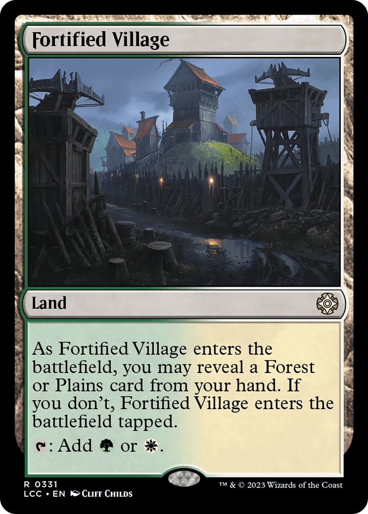 Fortified Village [The Lost Caverns of Ixalan Commander] | Gear Gaming Fayetteville