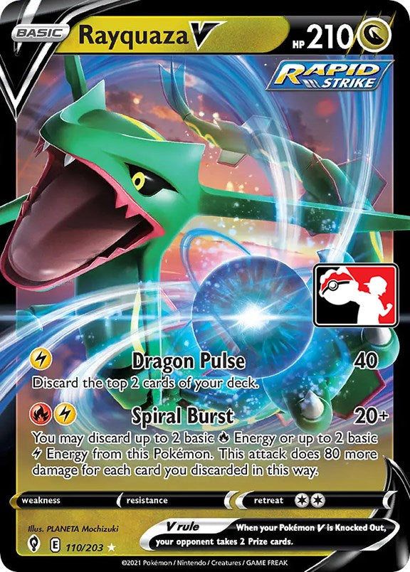 Rayquaza V (110/203) [Prize Pack Series One] | Gear Gaming Fayetteville