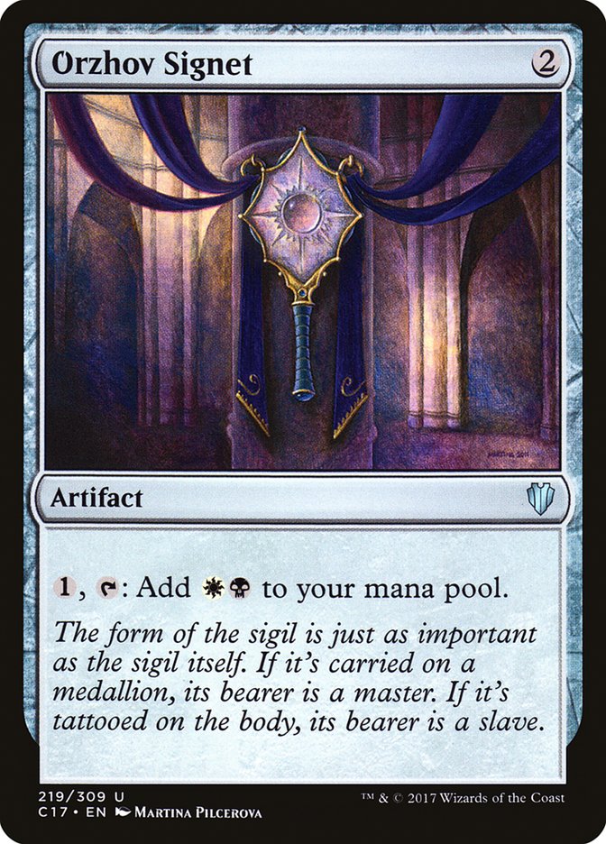Orzhov Signet [Commander 2017] | Gear Gaming Fayetteville