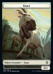 Construct (008) // Goat Double-Sided Token [The Brothers' War Commander Tokens] | Gear Gaming Fayetteville