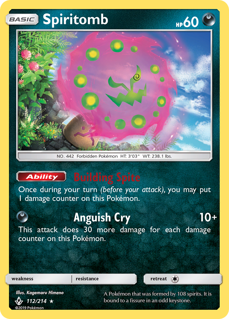 Spiritomb (112/214) [Sun & Moon: Unbroken Bonds] | Gear Gaming Fayetteville