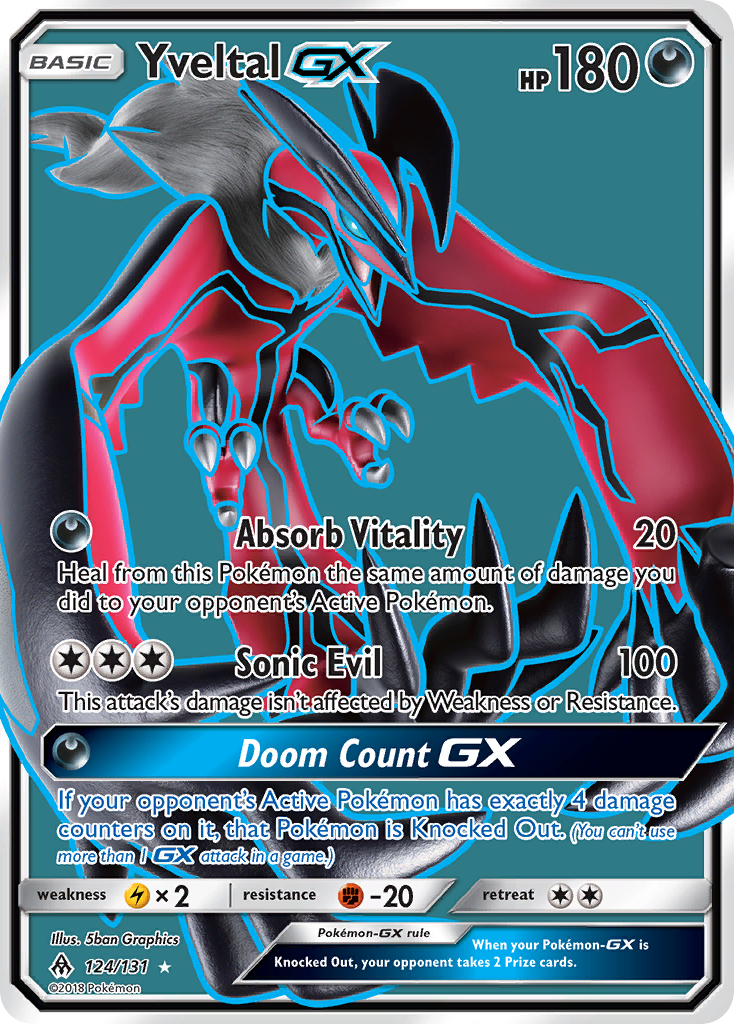 Yveltal GX (124/131) [Sun & Moon: Forbidden Light] | Gear Gaming Fayetteville