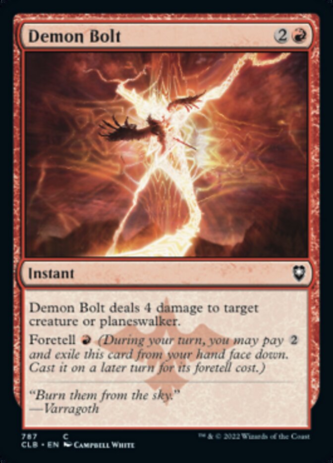Demon Bolt [Commander Legends: Battle for Baldur's Gate] | Gear Gaming Fayetteville