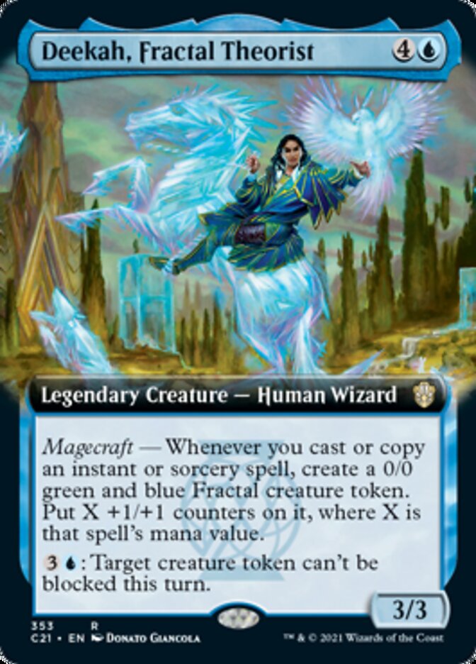 Deekah, Fractal Theorist (Extended Art) [Commander 2021] | Gear Gaming Fayetteville