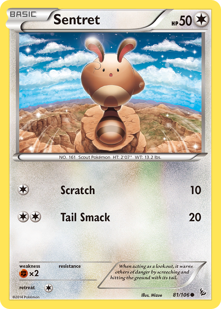 Sentret (81/106) [XY: Flashfire] | Gear Gaming Fayetteville