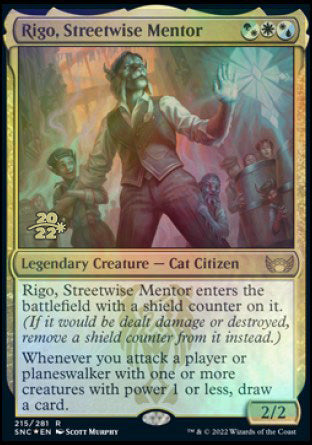 Rigo, Streetwise Mentor [Streets of New Capenna Prerelease Promos] | Gear Gaming Fayetteville