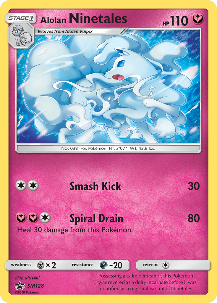 Alolan Ninetales (SM128) [Sun & Moon: Black Star Promos] | Gear Gaming Fayetteville