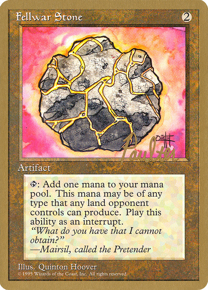 Fellwar Stone (Preston Poulter) [Pro Tour Collector Set] | Gear Gaming Fayetteville