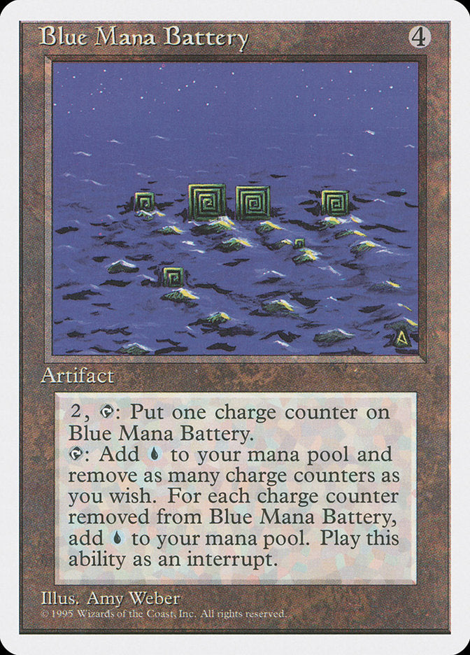 Blue Mana Battery [Fourth Edition] | Gear Gaming Fayetteville