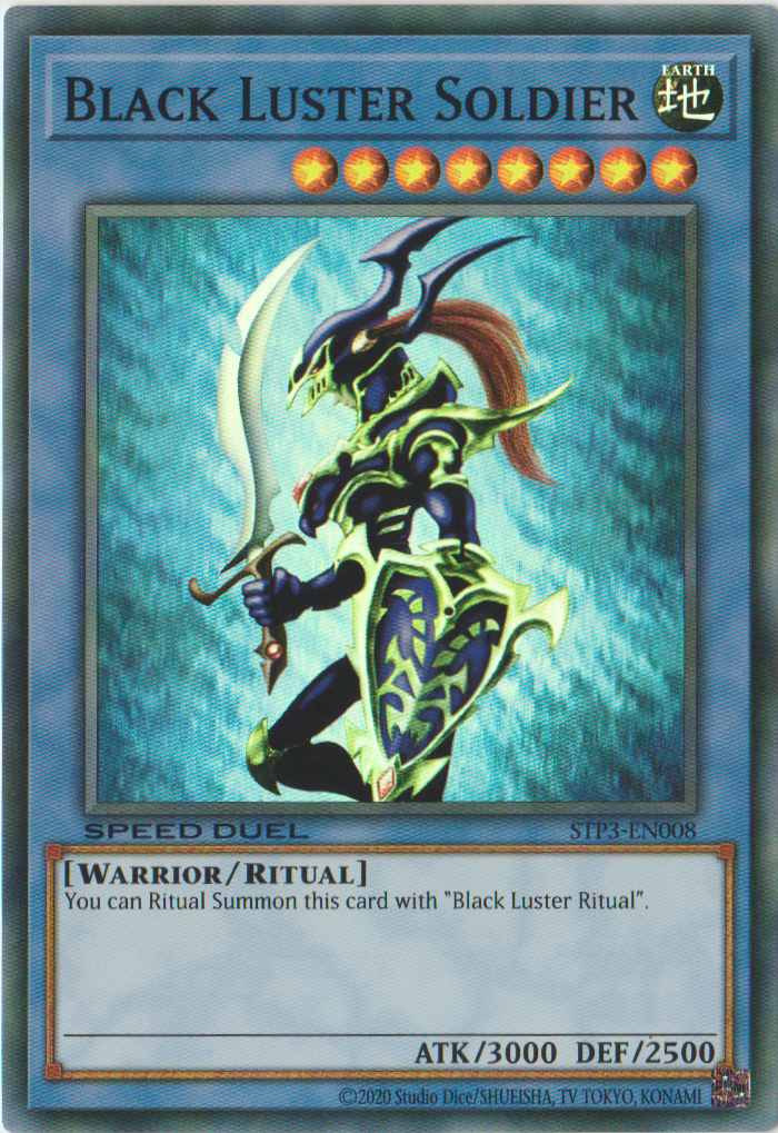 Black Luster Soldier [STP3-EN008] Super Rare | Gear Gaming Fayetteville