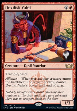 Devilish Valet (Promo Pack) [Streets of New Capenna Promos] | Gear Gaming Fayetteville