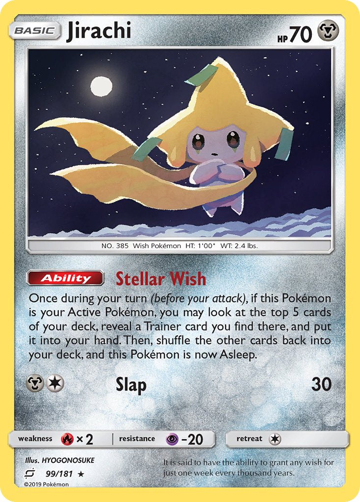 Jirachi (99/181) (Theme Deck Exclusive) [Sun & Moon: Team Up] | Gear Gaming Fayetteville