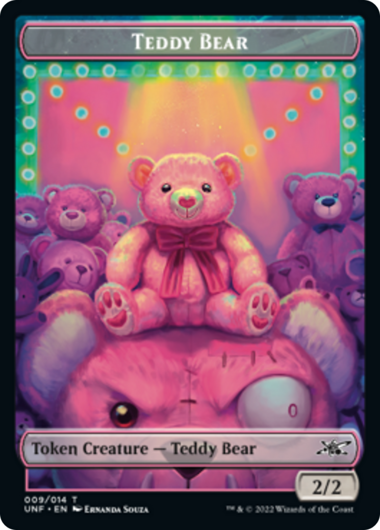 Teddy Bear // Food (011) Double-Sided Token [Unfinity Tokens] | Gear Gaming Fayetteville