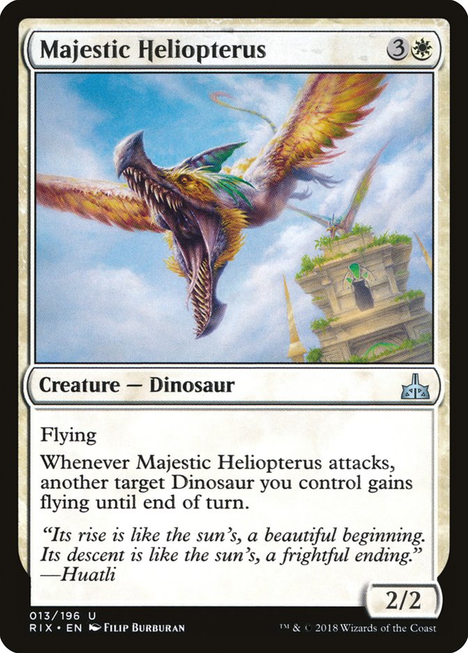 Majestic Heliopterus [Rivals of Ixalan] | Gear Gaming Fayetteville