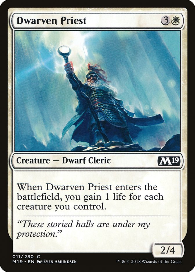 Dwarven Priest [Core Set 2019] | Gear Gaming Fayetteville