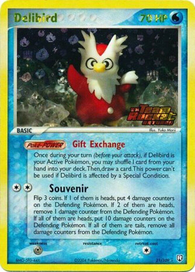 Delibird (21/109) (Stamped) [EX: Team Rocket Returns] | Gear Gaming Fayetteville