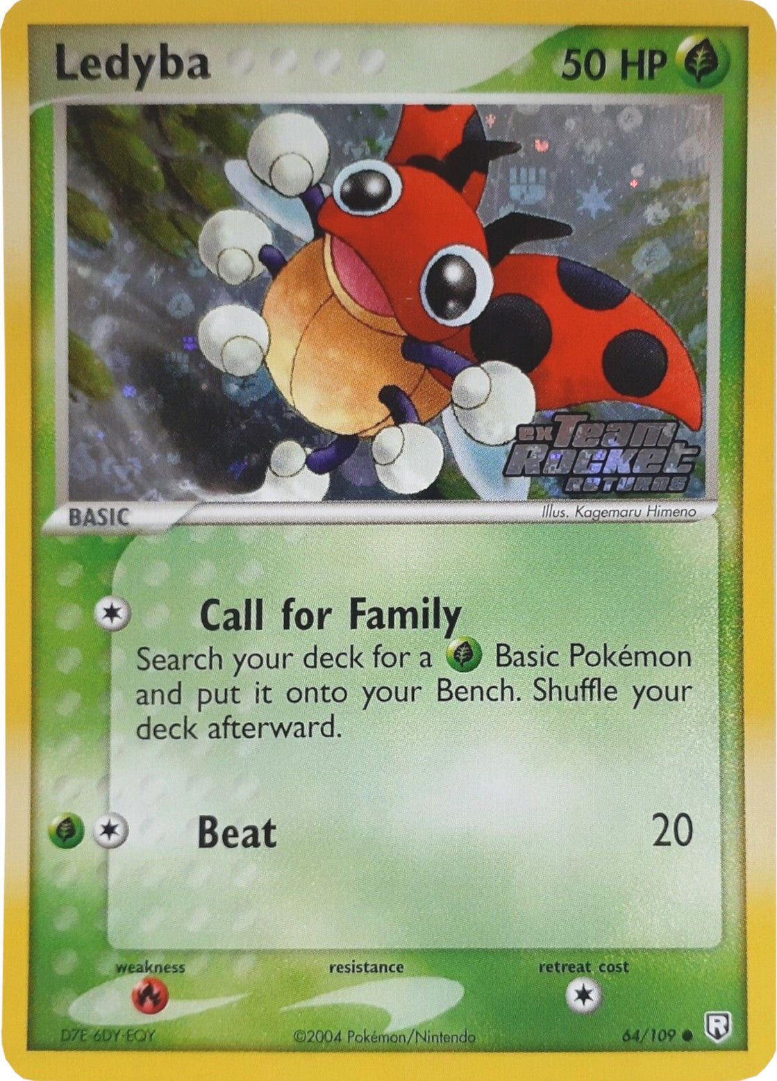 Ledyba (64/109) (Stamped) [EX: Team Rocket Returns] | Gear Gaming Fayetteville