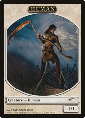 Human // Wolf Double-Sided Token [Friday Night Magic 2012] | Gear Gaming Fayetteville