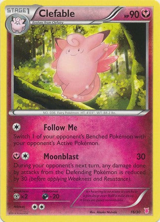 Clefable (16/30) [XY: Trainer Kit 1 - Wigglytuff] | Gear Gaming Fayetteville