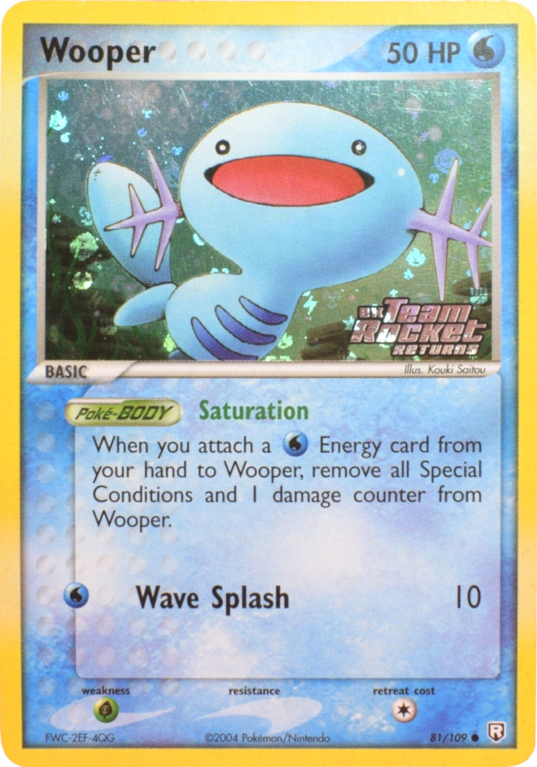 Wooper (81/109) (Stamped) [EX: Team Rocket Returns] | Gear Gaming Fayetteville