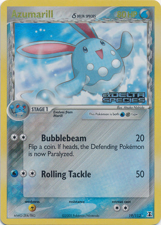 Azumarill (19/113) (Delta Species) (Stamped) [EX: Delta Species] | Gear Gaming Fayetteville