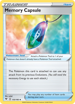 Memory Capsule (155/185) [Sword & Shield: Vivid Voltage] | Gear Gaming Fayetteville