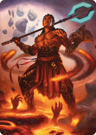 Koth, Fire of Resistance Art Card [Phyrexia: All Will Be One Art Series] | Gear Gaming Fayetteville