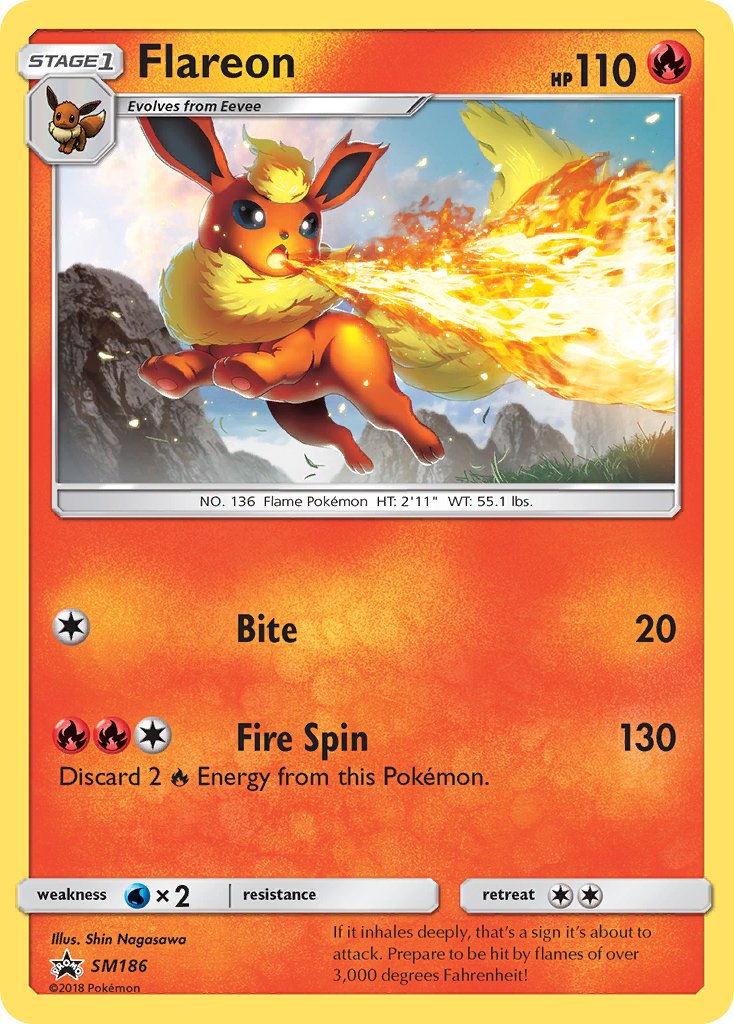 Flareon (SM186) [Sun & Moon: Black Star Promos] | Gear Gaming Fayetteville