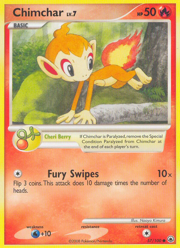 Chimchar (57/100) [Diamond & Pearl: Majestic Dawn] | Gear Gaming Fayetteville