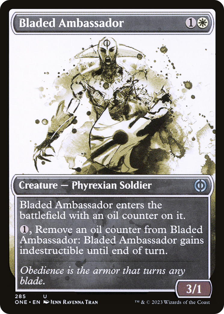 Bladed Ambassador (Showcase Ichor) [Phyrexia: All Will Be One] | Gear Gaming Fayetteville