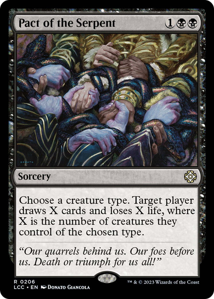 Pact of the Serpent [The Lost Caverns of Ixalan Commander] | Gear Gaming Fayetteville