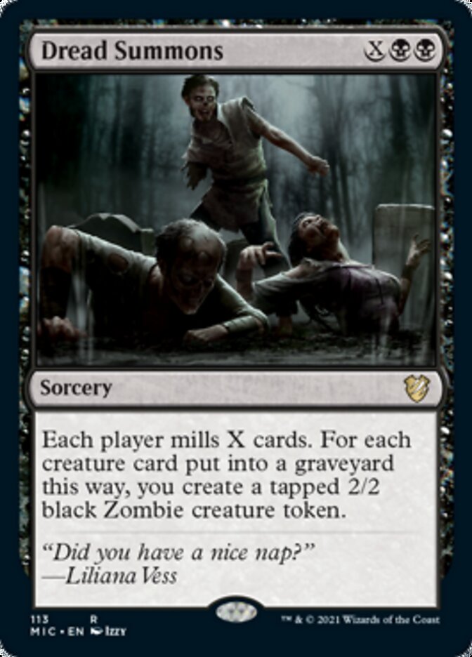 Dread Summons [Innistrad: Midnight Hunt Commander] | Gear Gaming Fayetteville