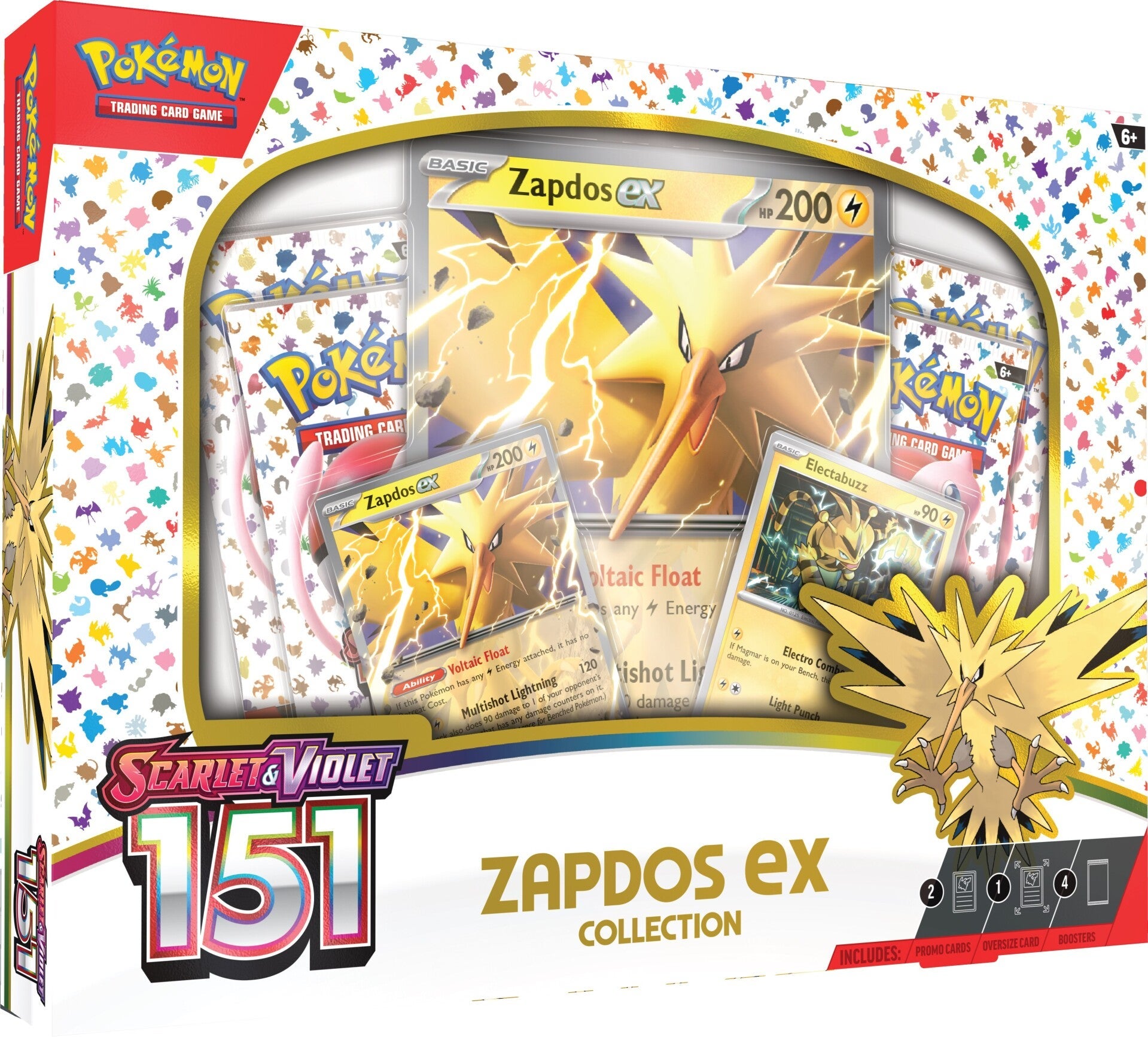 Scarlet & Violet: 151 - Zapdos ex Box | Gear Gaming Fayetteville