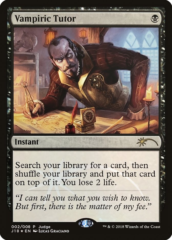 Vampiric Tutor [Judge Gift Cards 2018] | Gear Gaming Fayetteville