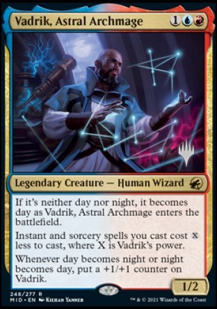 Vadrik, Astral Archmage (Promo Pack) [Innistrad: Midnight Hunt Promos] | Gear Gaming Fayetteville