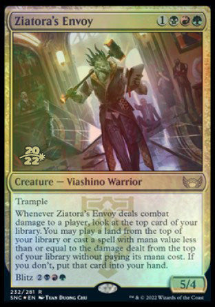 Ziatora's Envoy [Streets of New Capenna Prerelease Promos] | Gear Gaming Fayetteville