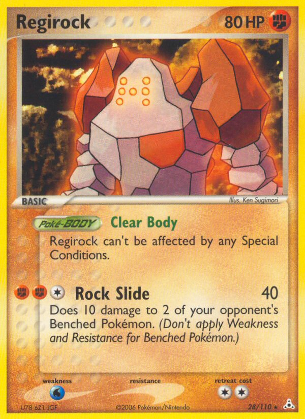 Regirock (28/110) [EX: Holon Phantoms] | Gear Gaming Fayetteville