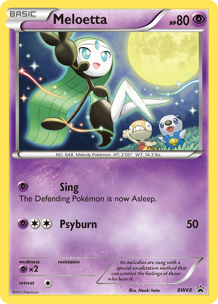 Meloetta (BW68) [Black & White: Black Star Promos] | Gear Gaming Fayetteville