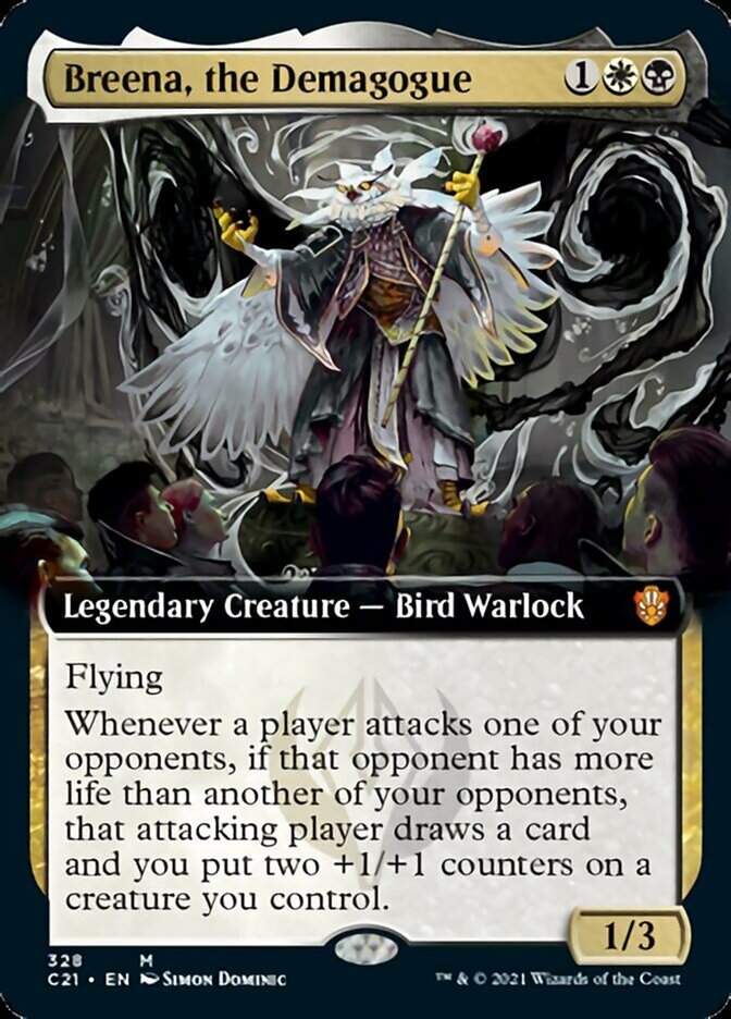 Breena, the Demagogue (Extended Art) [Commander 2021] | Gear Gaming Fayetteville