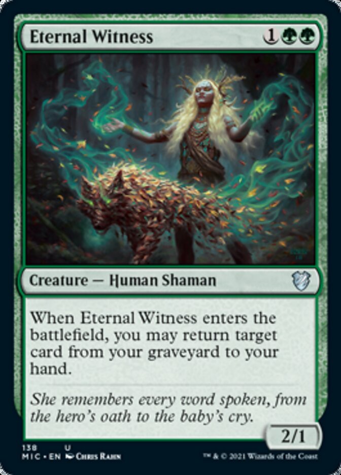 Eternal Witness [Innistrad: Midnight Hunt Commander] | Gear Gaming Fayetteville