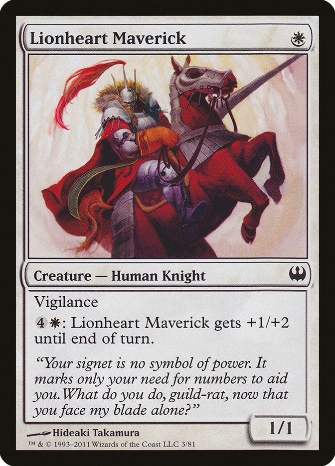 Lionheart Maverick [Duel Decks: Knights vs. Dragons] | Gear Gaming Fayetteville