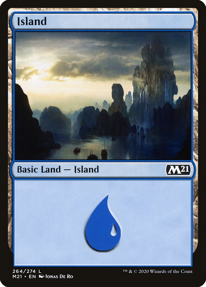 Island (264) [Core Set 2021] | Gear Gaming Fayetteville