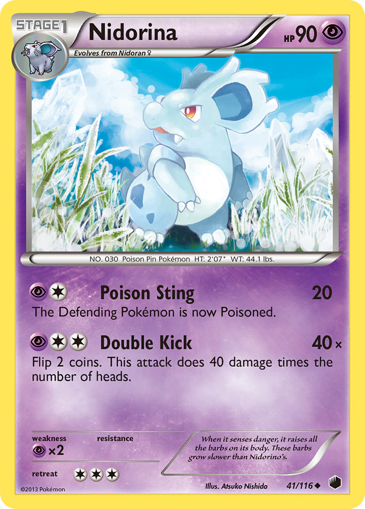 Nidorina (41/116) [Black & White: Plasma Freeze] | Gear Gaming Fayetteville