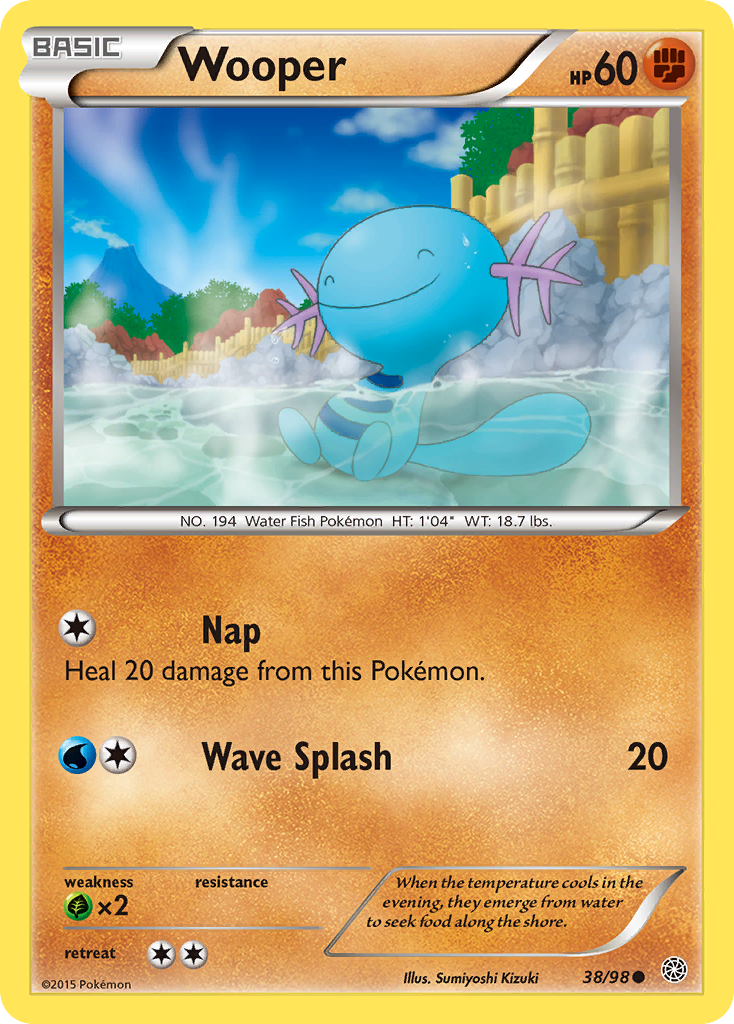 Wooper (38/98) [XY: Ancient Origins] | Gear Gaming Fayetteville