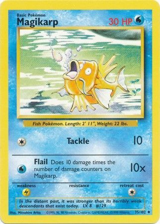 Magikarp (35/102) [Base Set Unlimited] | Gear Gaming Fayetteville