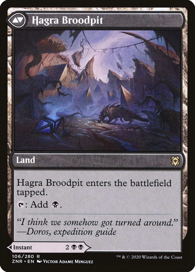 Hagra Mauling // Hagra Broodpit [Zendikar Rising] | Gear Gaming Fayetteville