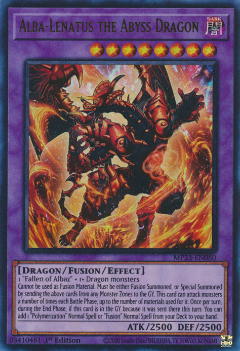 Alba-Lenatus the Abyss Dragon [MP23-EN080] Ultra Rare | Gear Gaming Fayetteville